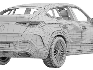 Mercedes-Benz GLC Coupe 2023 3D Model