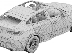Mercedes-Benz GLC Coupe 2023 Model 3D