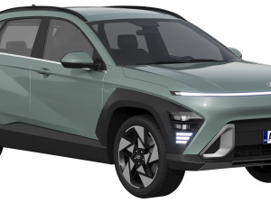 Hyundai Kona 2024 3D 모델
