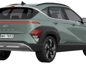 Hyundai Kona 2024 3D 모델