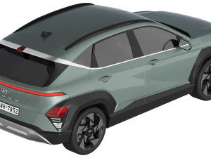 Hyundai Kona 2024 3D 모델