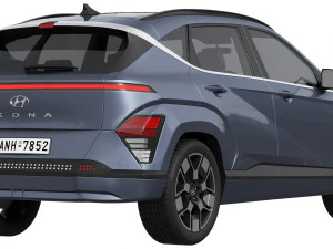 Hyundai KONA Electric 2024 3D Model