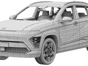 Hyundai KONA Electric 2024 Model 3D