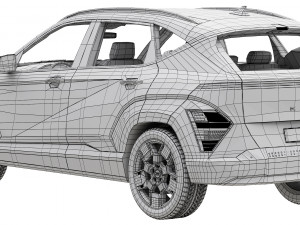 Hyundai KONA Electric 2024 Model 3D