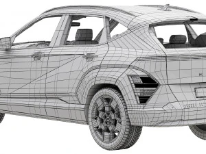 Hyundai KONA Electric 2024 3D Model