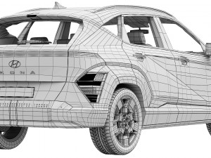 Hyundai KONA Electric 2024 Model 3D