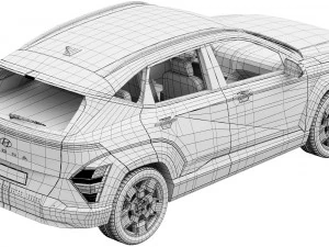 Hyundai KONA Electric 2024 3D Model