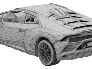 Lamborghini-Huracan Sterrato Model 3D