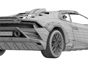 Lamborghini-Huracan Sterrato Model 3D