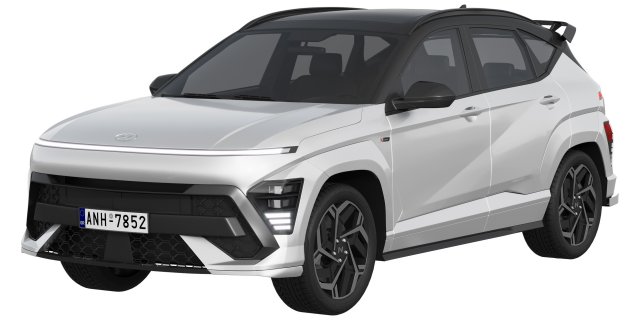 Hyundai Kona N Line 2024 Modelo 3D .c4d .max .obj .3ds .fbx .stl .blend 
