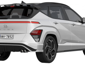 Hyundai Kona N Line 2024 Modelo 3D