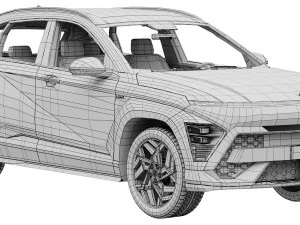 Hyundai Kona N Line 2024 3D Model