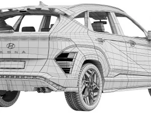 Hyundai Kona N Line 2024 3D Model