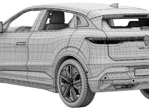 Renault Megane E-Tech 3D Model