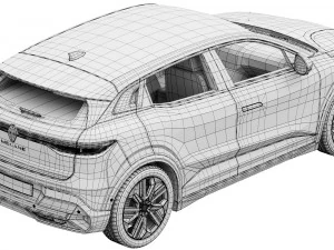 Renault Megane E-Tech 3D Model