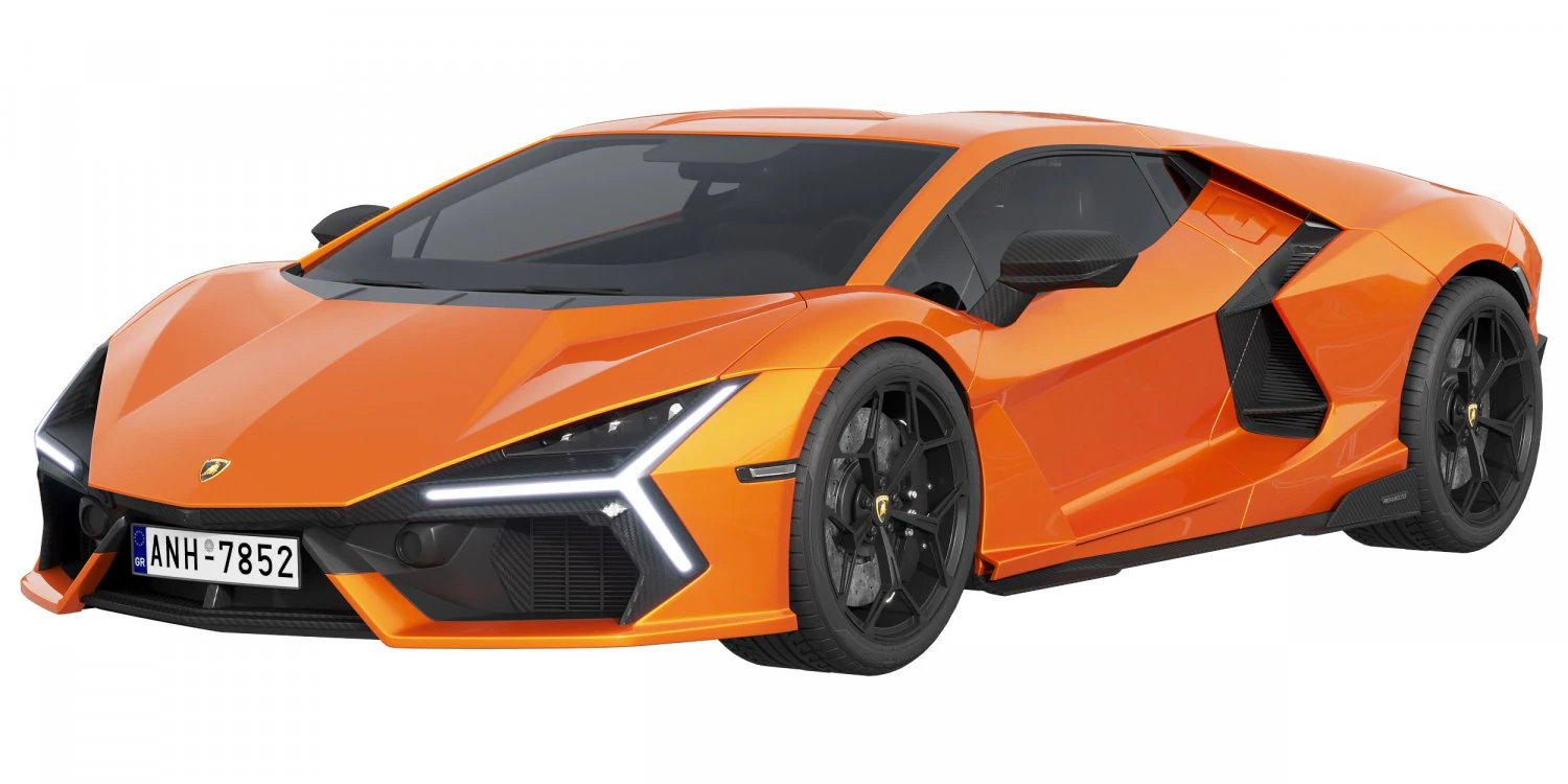 Lamborghini-Revuelto 2023 3D Model .c4d .max .obj .3ds .fbx .stl .blend 