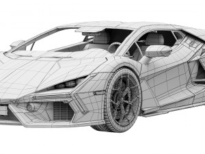 Lamborghini-Revuelto 2023 3D Model