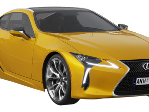 Lexus LC 500 2023 3D 모델