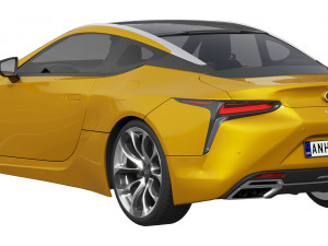 Lexus LC 500 2023 3D 모델