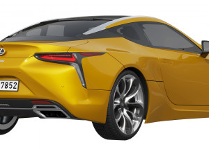 Lexus LC 500 2023 3D 모델