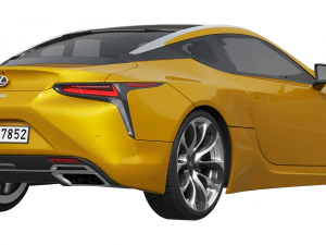 Lexus LC 500 2023 3D Model