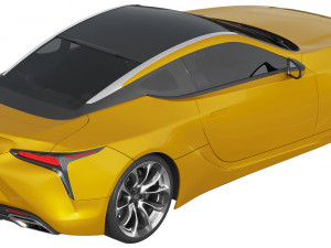 Lexus LC 500 2023 3D 모델