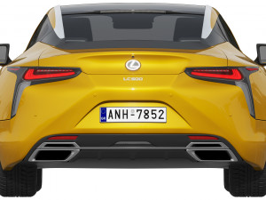 Lexus LC 500 2023 3D 모델