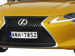 Lexus LC 500 2023 3D 모델