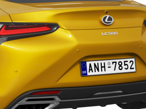 Lexus LC 500 2023 3D 모델