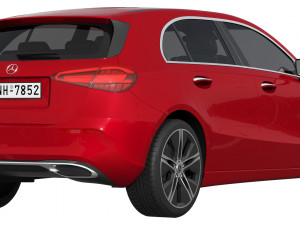 Mercedes-Benz A-Class 2023 3D Model