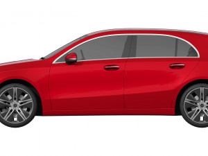 Mercedes-Benz A-Class 2023 3D Model
