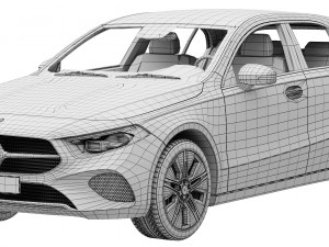 Mercedes-Benz A-Class 2023 3D Model