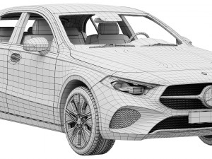 Mercedes-Benz A-Class 2023 3D Model