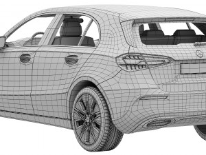 Mercedes-Benz A-Class 2023 3D Model