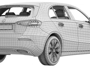 Mercedes-Benz A-Class 2023 3D Model