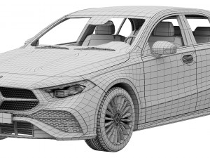 Mercedes-Benz A-Class AMG 2023 Model 3D