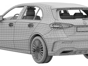 Mercedes-Benz A-Class AMG 2023 Model 3D