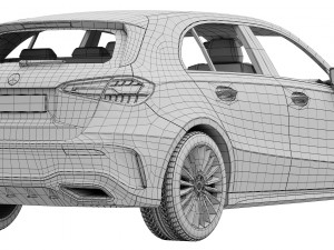 Mercedes-Benz A-Class AMG 2023 Model 3D