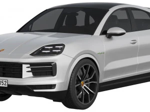 Porsche Cayenne E-Hybrid Coupe 2024 3D Model
