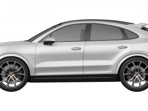 Porsche Cayenne E-Hybrid Coupe 2024 Modelo 3D