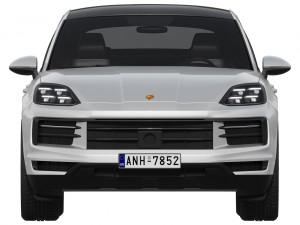 Porsche Cayenne E-Hybrid Coupe 2024 Modelo 3D