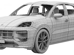 Porsche Cayenne Turbo GT 2024 Model 3D