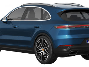 Porsche Cayenne 2024 3D Модель