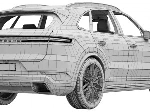 Porsche Cayenne 2024 3D Модель
