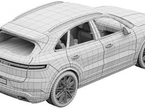 Porsche Cayenne 2024 3D Model
