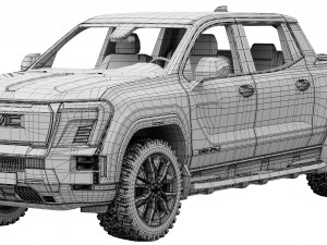 GMC Sierra EV 2024 Modello 3D