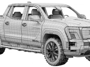 GMC Sierra EV 2024 Modello 3D