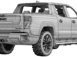 GMC Sierra EV 2024 3D Model