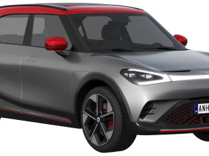 Smart 1 Brabus 3D Model