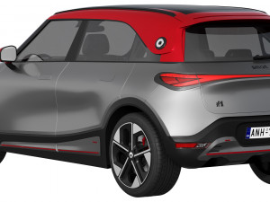 Smart 1 Brabus 3D Model